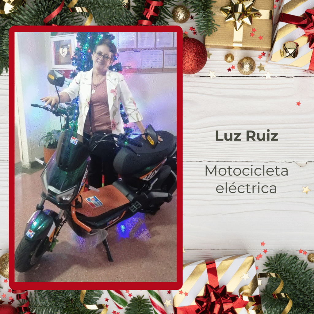 Ganadora motocicleta eléctrica